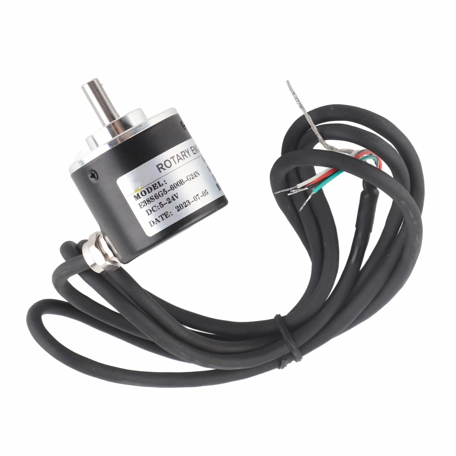 Enkoder Przyrostowy Obrotu 5V-24V AB 2-fazy Wał 6mm 600P/R Czujnik Magnetoelektryczny