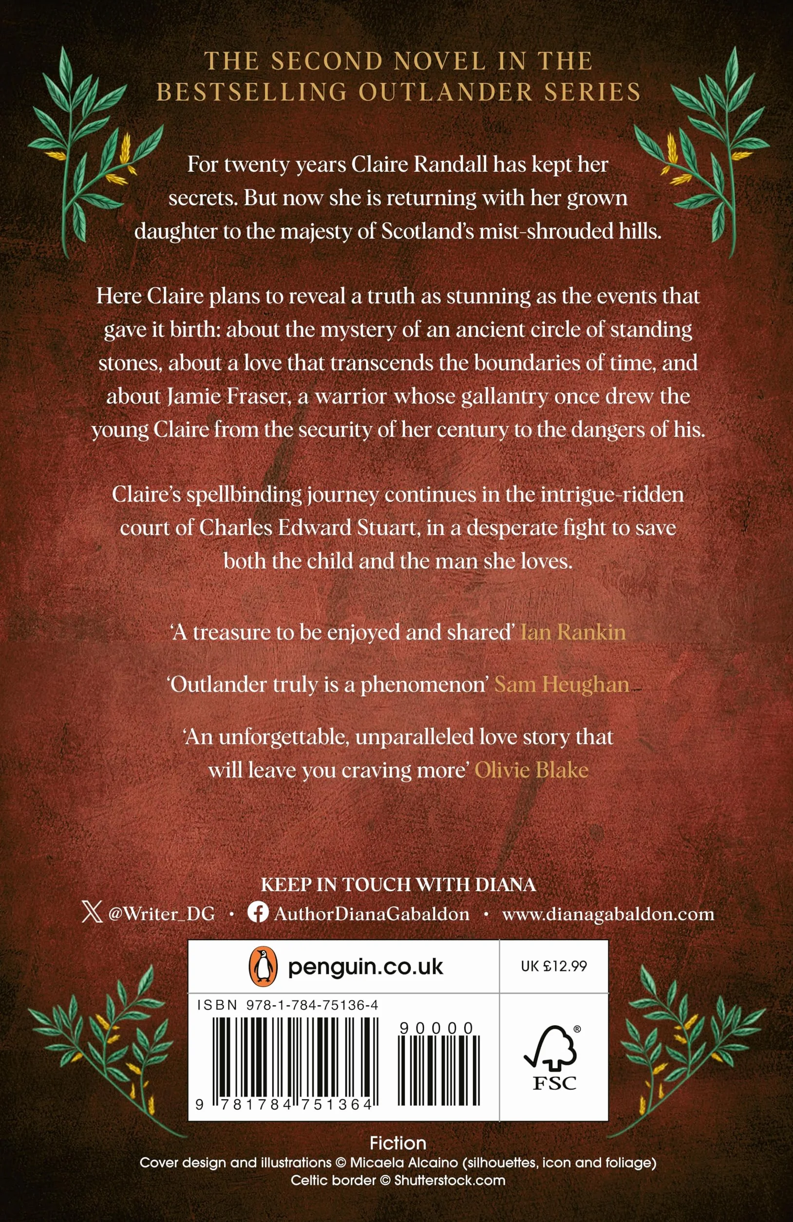 Outlander 2: Dragonfly In Amber - Scottish Historical Romance