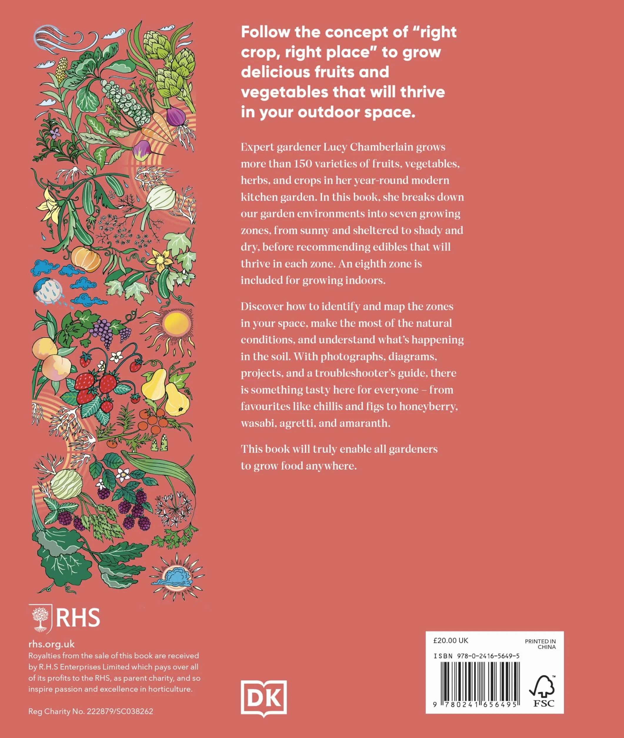 RHS Grow Food Anywhere: How to Plant the Right Crops in the Right Place and Help Your Garden Thrive