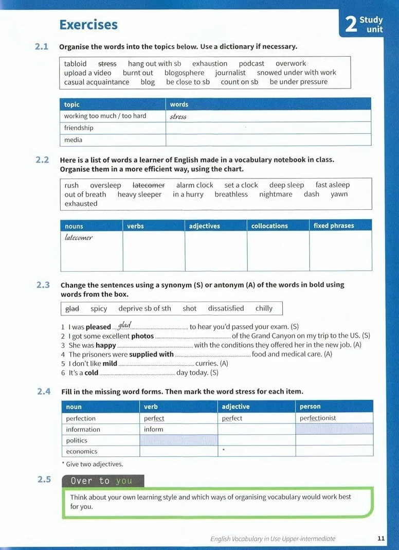 English Vocabulary in Use Upper-Intermediate Book with Answers and Enhanced eBook: Vocabulary Reference and Practice