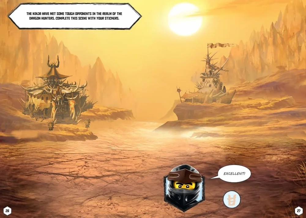 LEGO NINJAGO 800 Stickers Defenders of Ninjago World