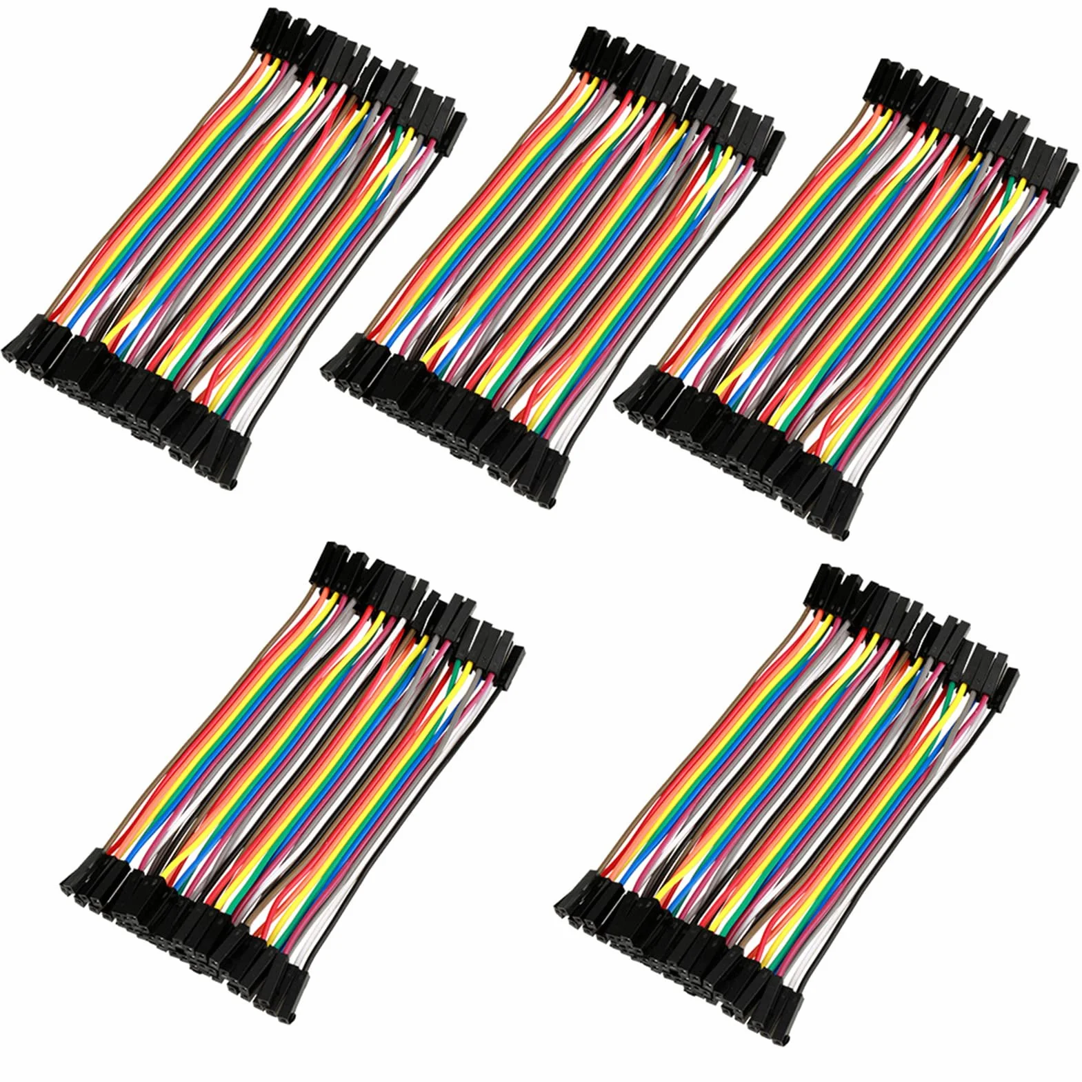Przewody Połączeniowe Jumper F2F 40 Pin żeński do żeńskiego 10cm Kable Breadboard