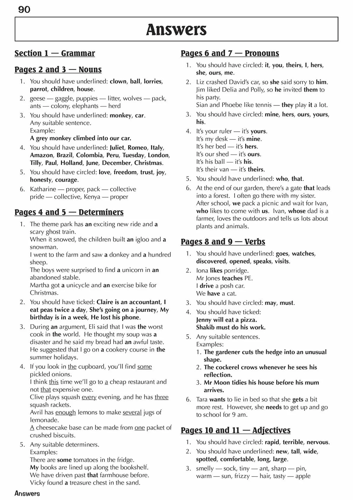 KS2 English Grammar Punctuation and Spelling Workbook Ages 7-11