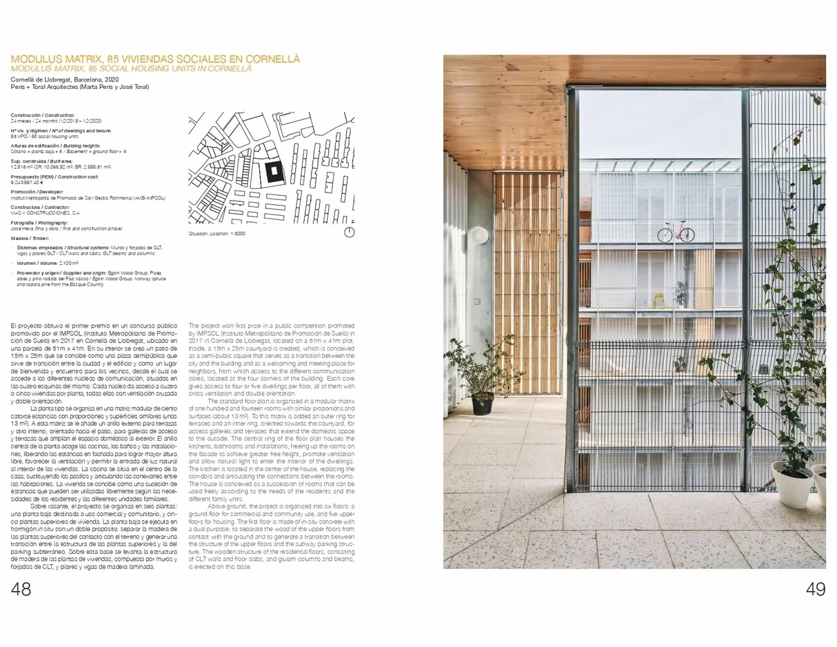 Madera Técnica en Vivienda Colectiva en España Wooden Life
