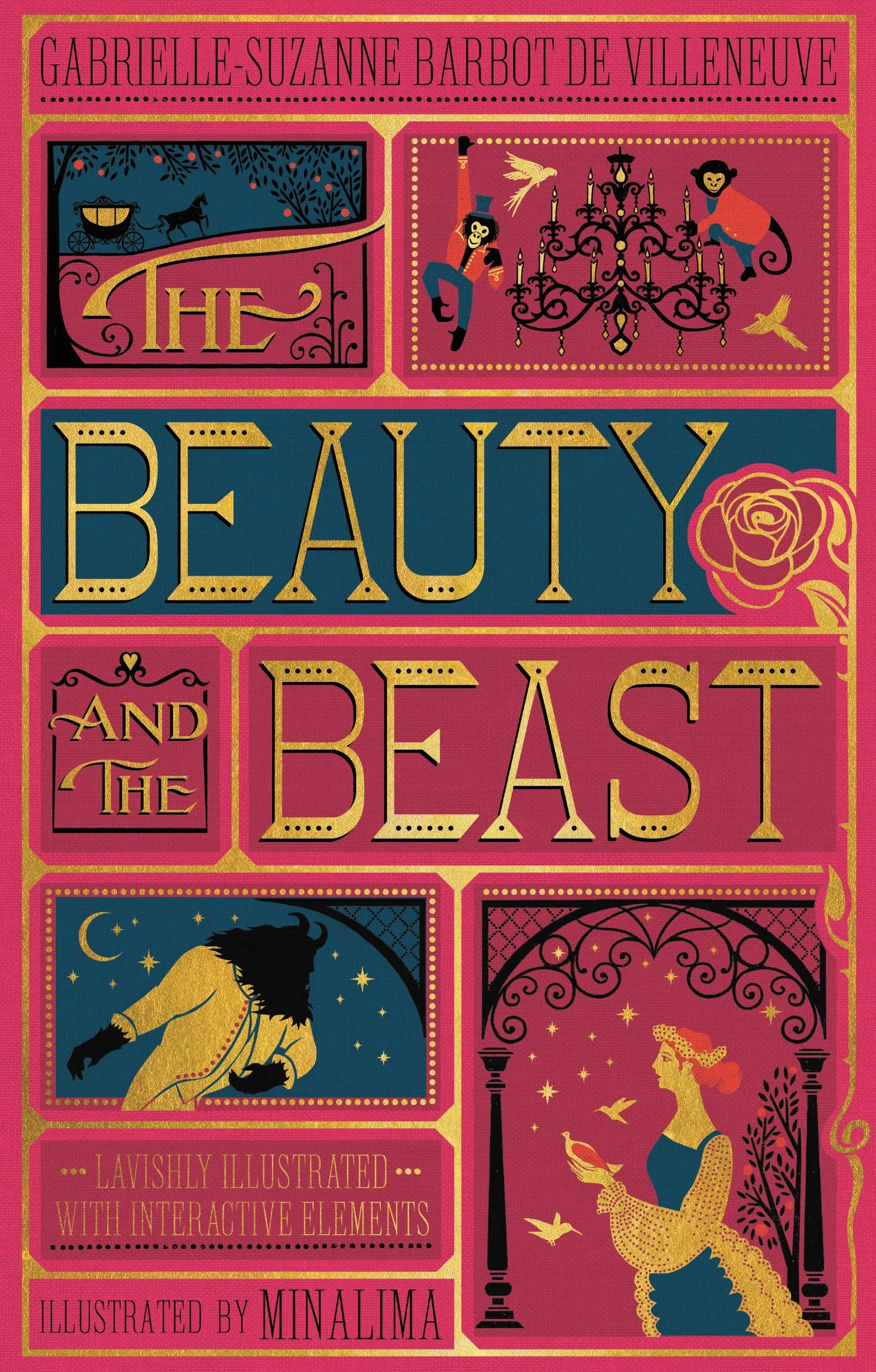 Beauty and the Beast Minalima Edition Illustrated Interactive Elements