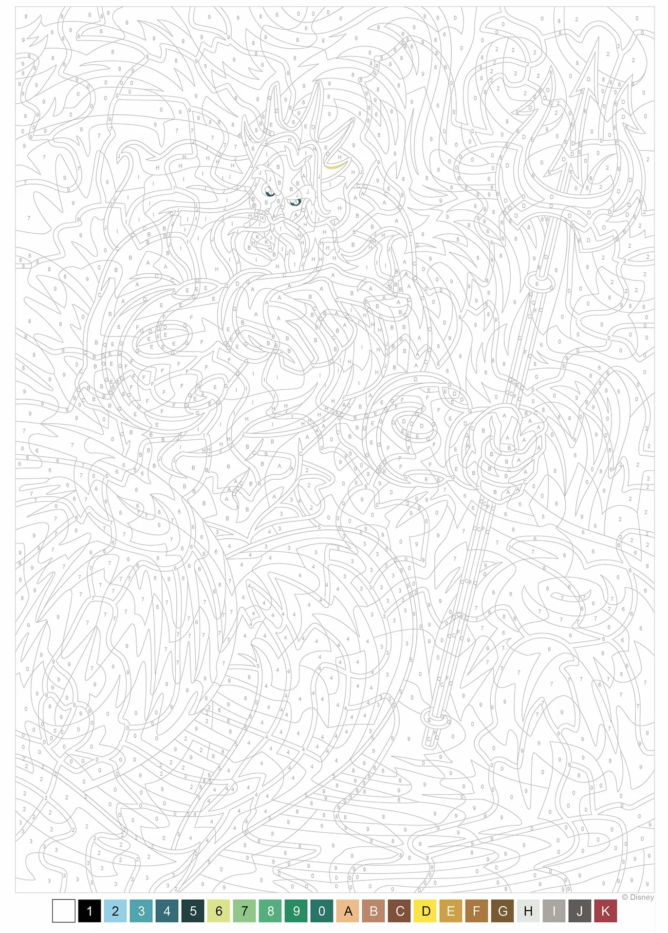 Coloriages Mystères Disney Spécial Film La Petite Sirène 50 coloriages mystères inédits