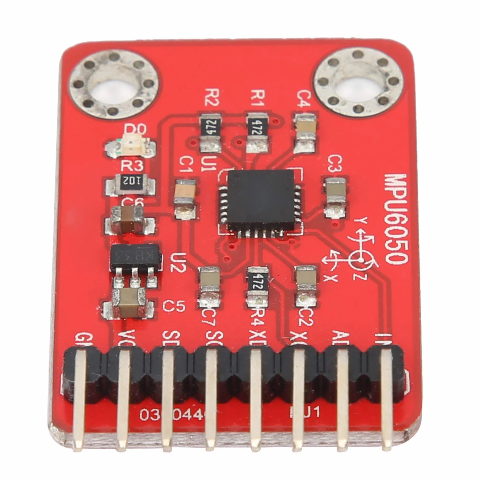 MPU6050 6-osiowy Akcelerometr żyroskop moduł Czujnika 16nBit Konwerter AD Wyjście Danych Napięcie Robocze 3.3-5VDC dla Entuzjastów Elektroniki