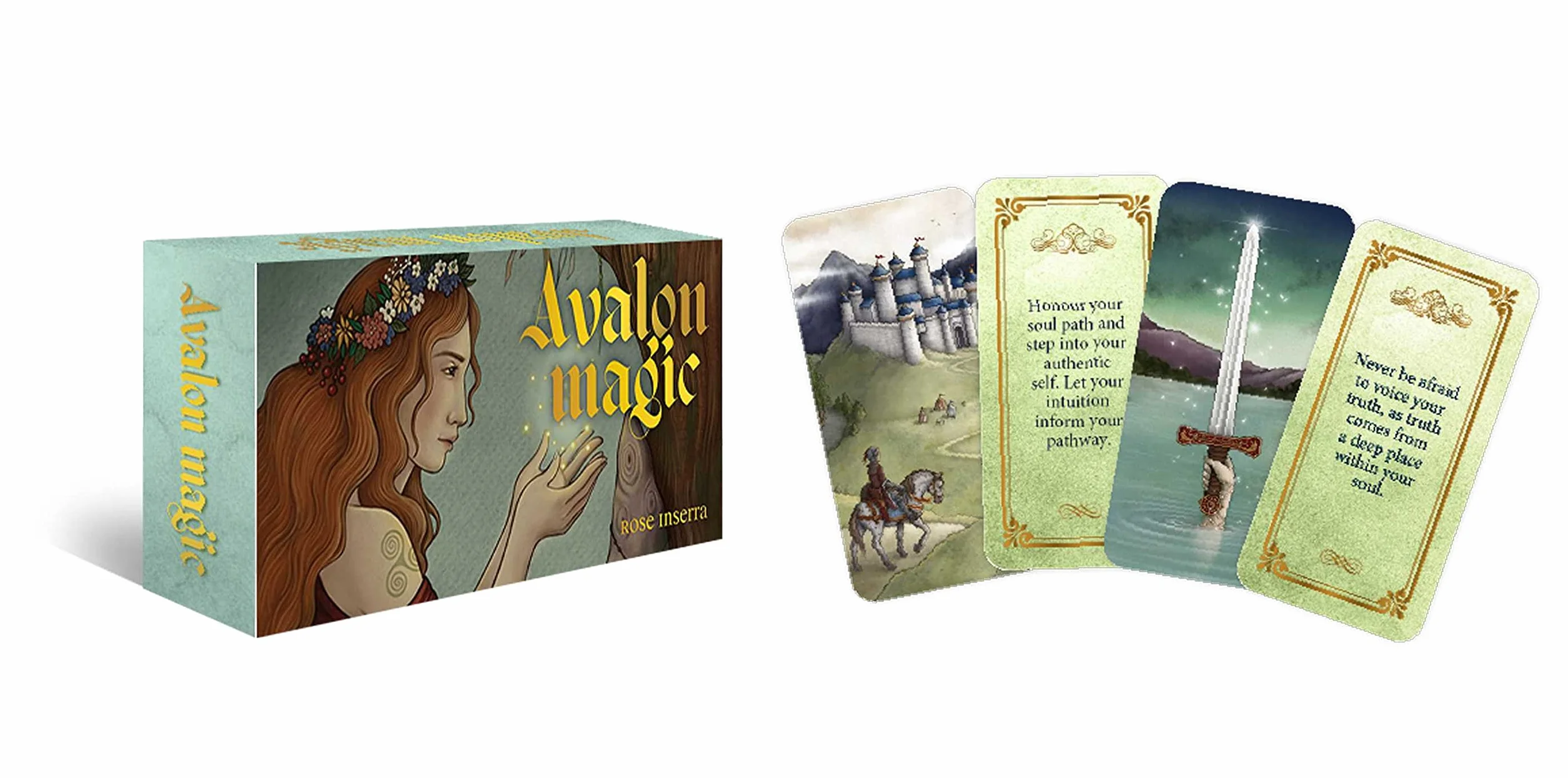 Avalon Magic 40 rounded corner cards with magnet box
