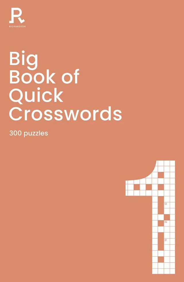 Big Book of Quick Crosswords Book 1: A Bumper Crossword Book for Adults Containing 300 Puzzles