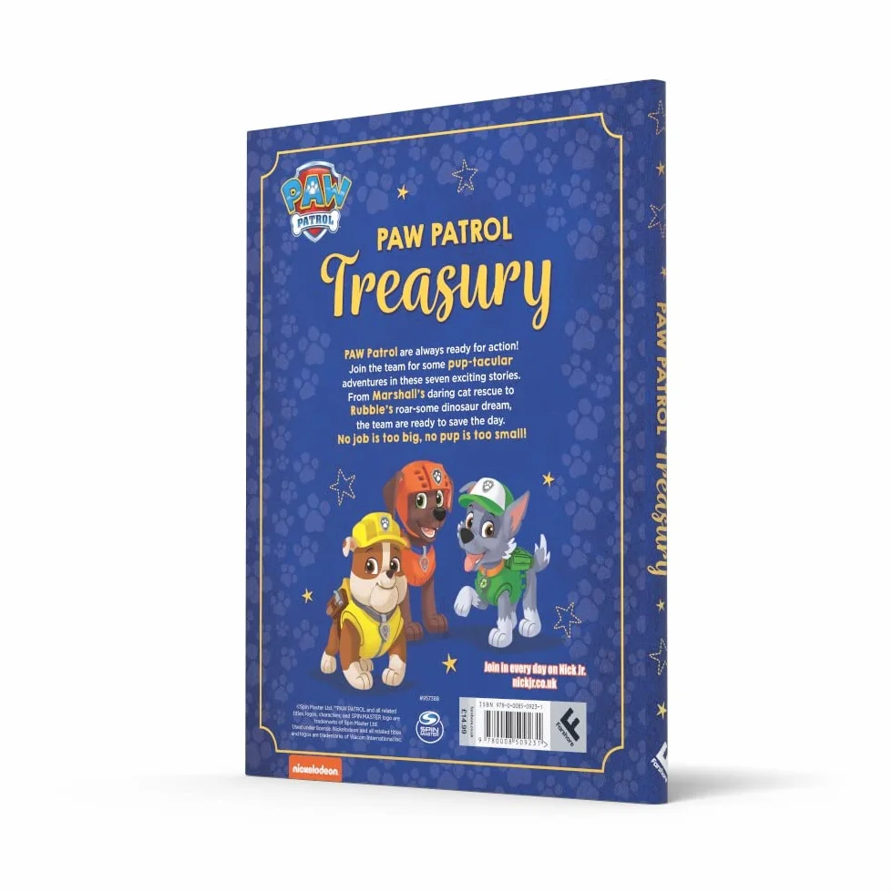 PAW Patrol Treasury: Illustrated Story Collection Gift Book for Children Ages 2-5 Based on Nickelodeon TV Series