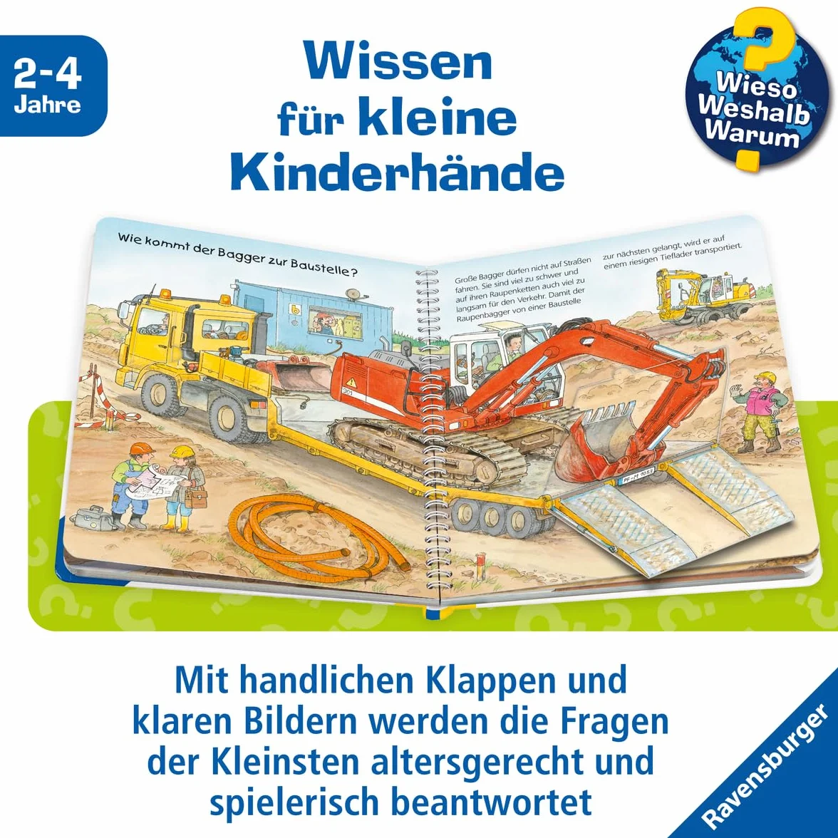 Wieso? Weshalb? Warum? junior, Band 38: Der Bagger