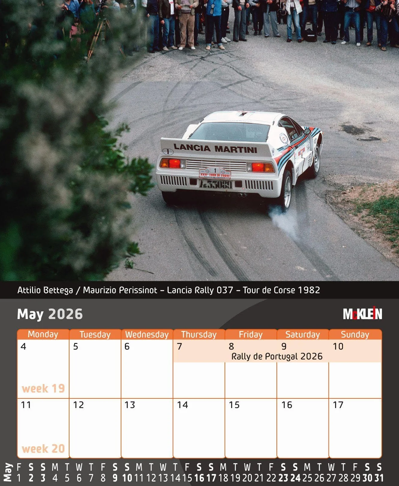 2026 Desktop Rally Calendar