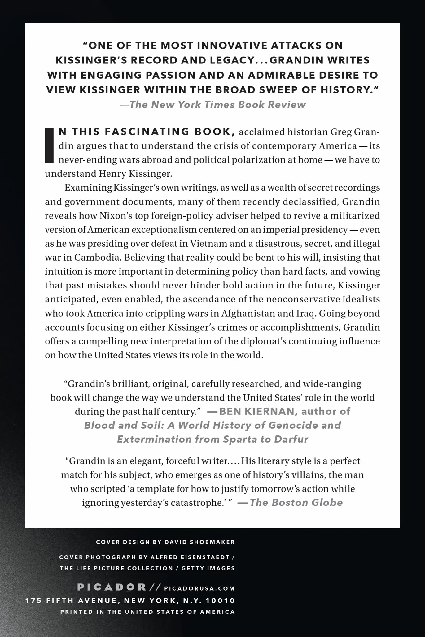 Kissinger's Shadow: The Long Reach of America's Most Controversial Statesman