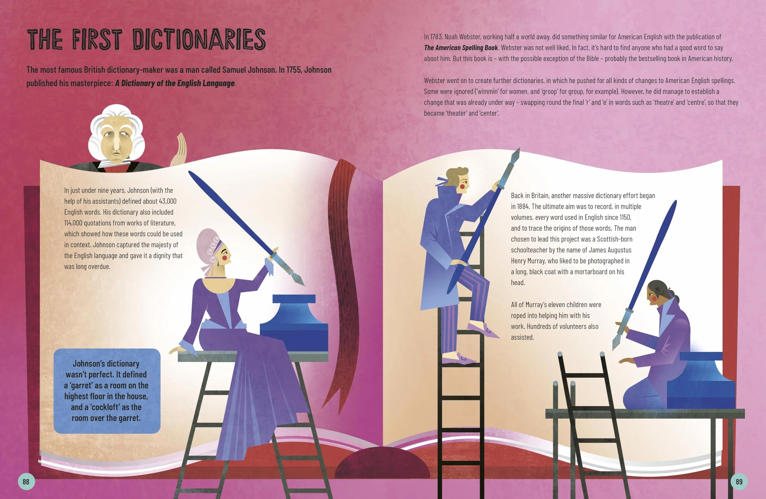 A Really Short History of Words: An Illustrated Edition about the English Language