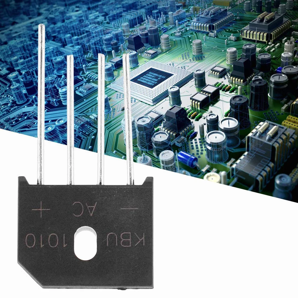 Mostek Prostowniczy Kbu1010 Dioda Ołowiana 1000V 10A Mostek Diodowy Do Obwodów Elektronicznych/Sprzętu Agd (1 Sztuka)