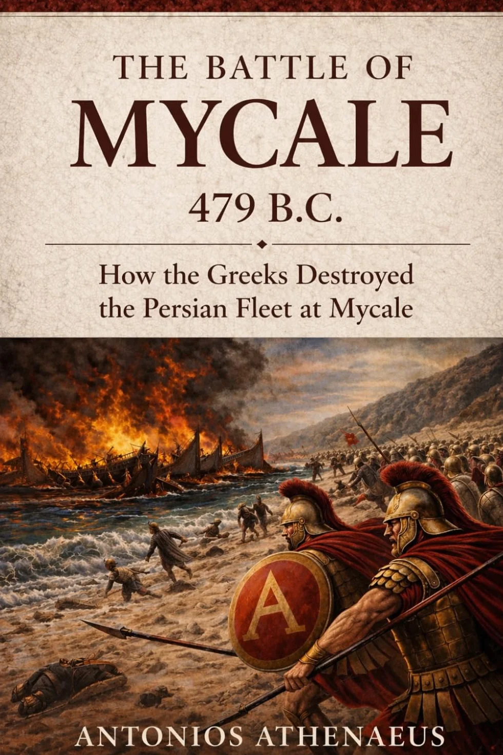 Battle of Mycale 479 B.C. Greek Destruction of Persian Fleet