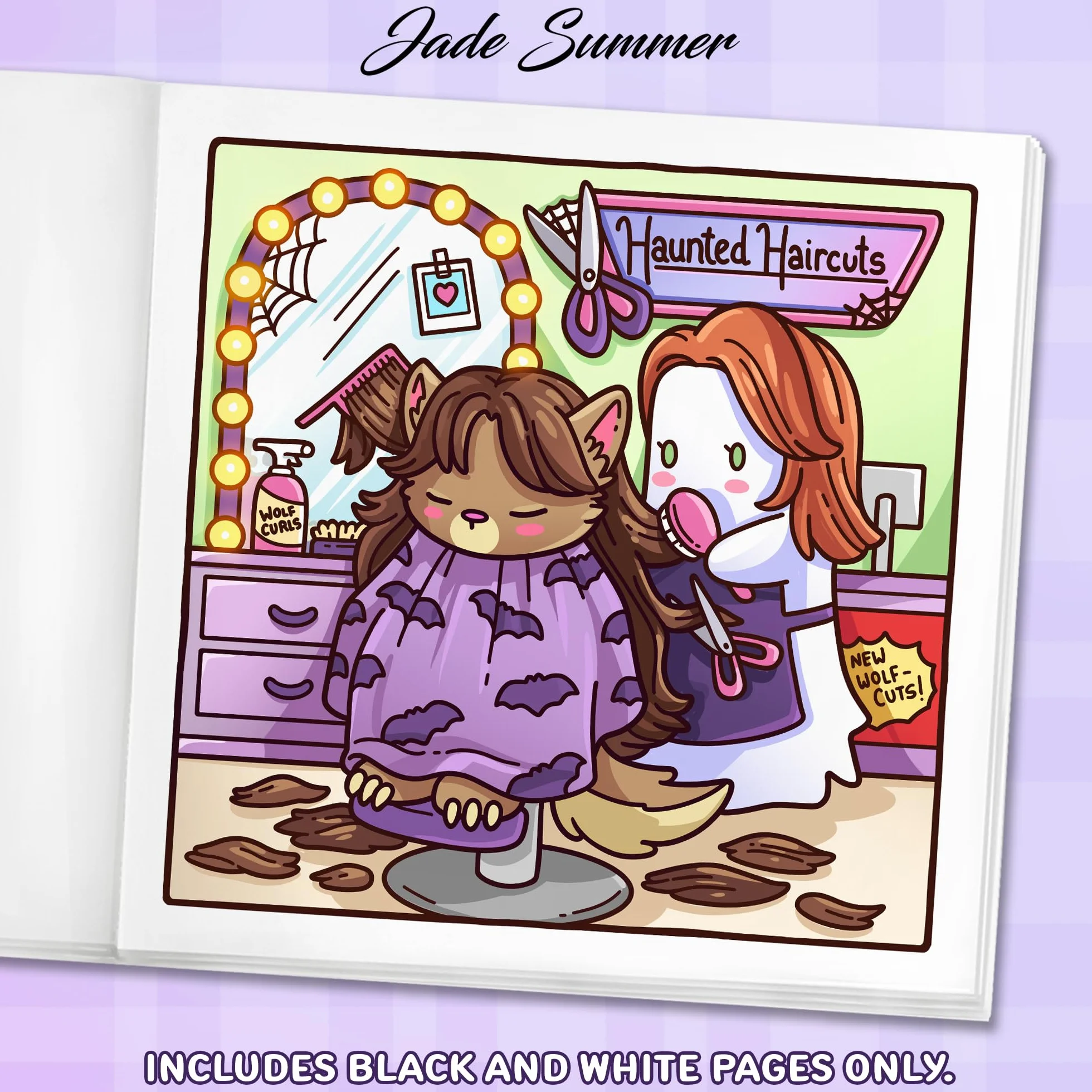 Spooky Life: Cozy Coloring Book for Adults and Teens with Cute and Creepy Everyday Scenes for Relaxation
