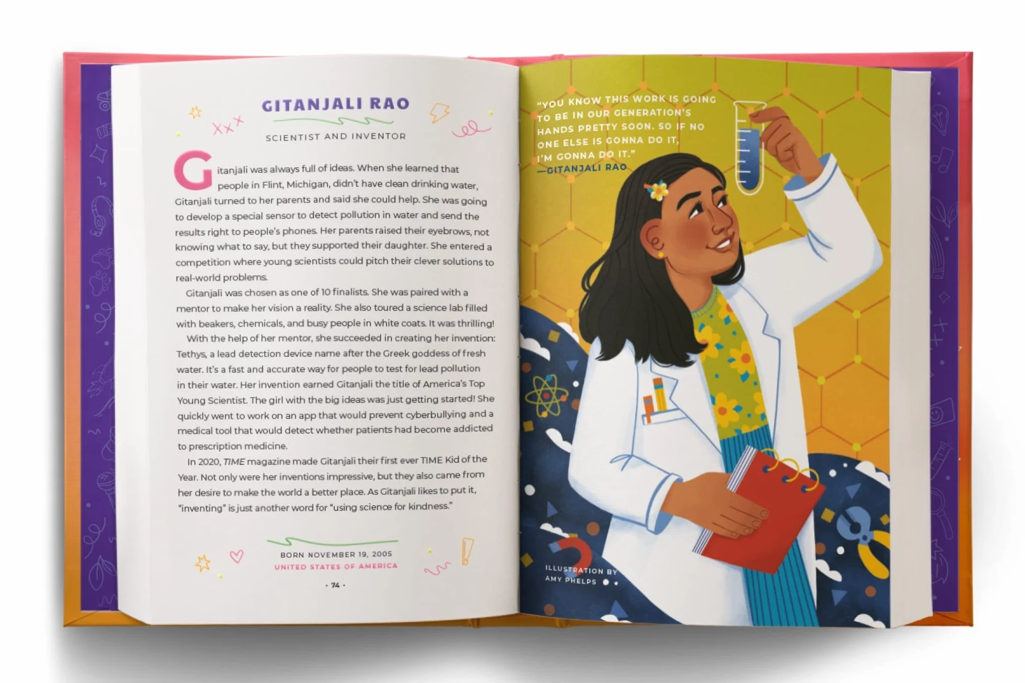 Good Night Stories for Rebel Girls: 100 Inspiring Young Changemakers