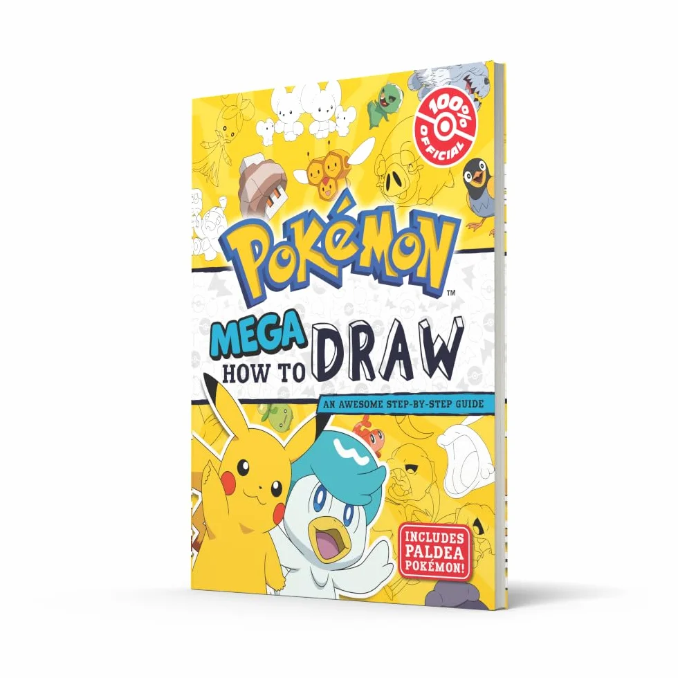 Pokémon: Mega How to Draw: An official drawing adventure! Perfect for arty kids who are fans of the game and TV series