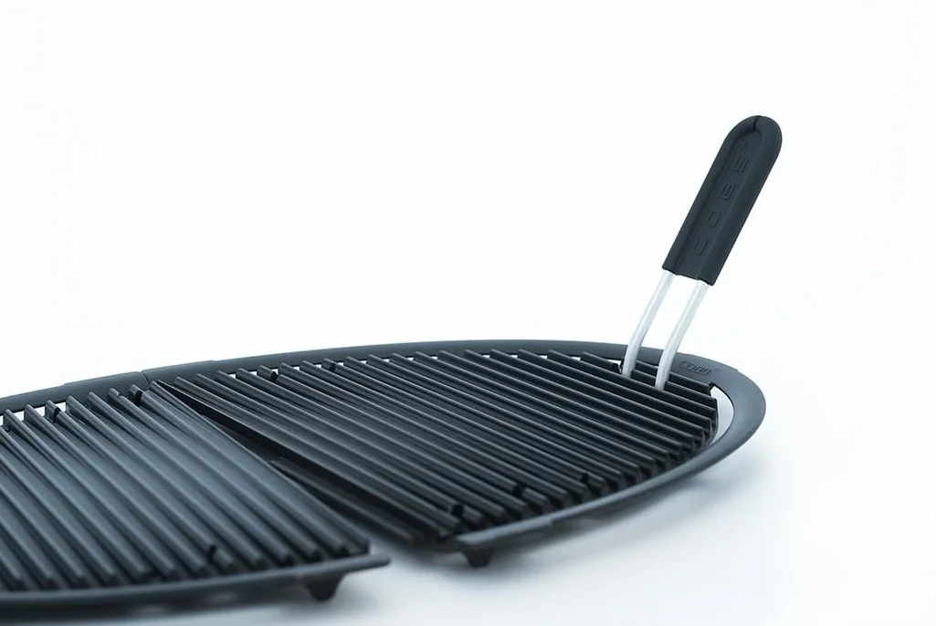 COBB Płyta grillowa Griddle + Supreme (płyta z powłoką zapobiegającą przywieraniu, dzielona, akcesoria do grilla Supreme, akcesoria do grilla, optymalne rozprowadzanie ciepła) 618-1
