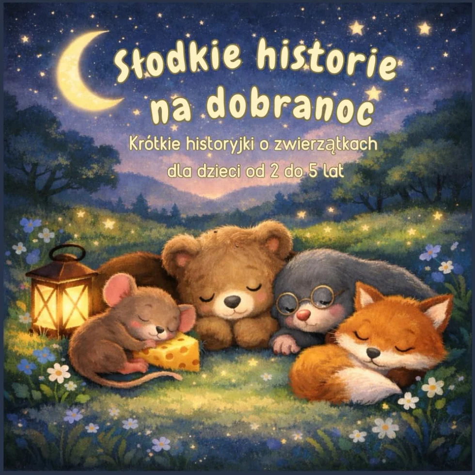 Słodkie historie na dobranoc: Krótkie historyjki o zwierzątkach dla dzieci od 2 do 5 lat