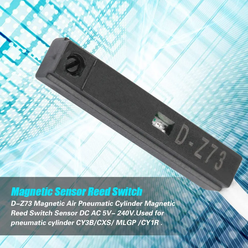 D-Z73 czujnik przełącznika cylindrycznego czujnik magnetyczny przełącznik reedowy przetwornik pneumatyczny DC AC 5V-240V