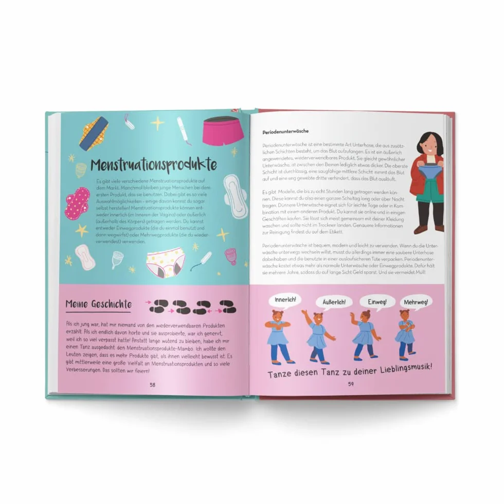 Mut zum Blut: Alles, was du über die Periode wissen musst. Das inklusive Handbuch zur Menstruation.