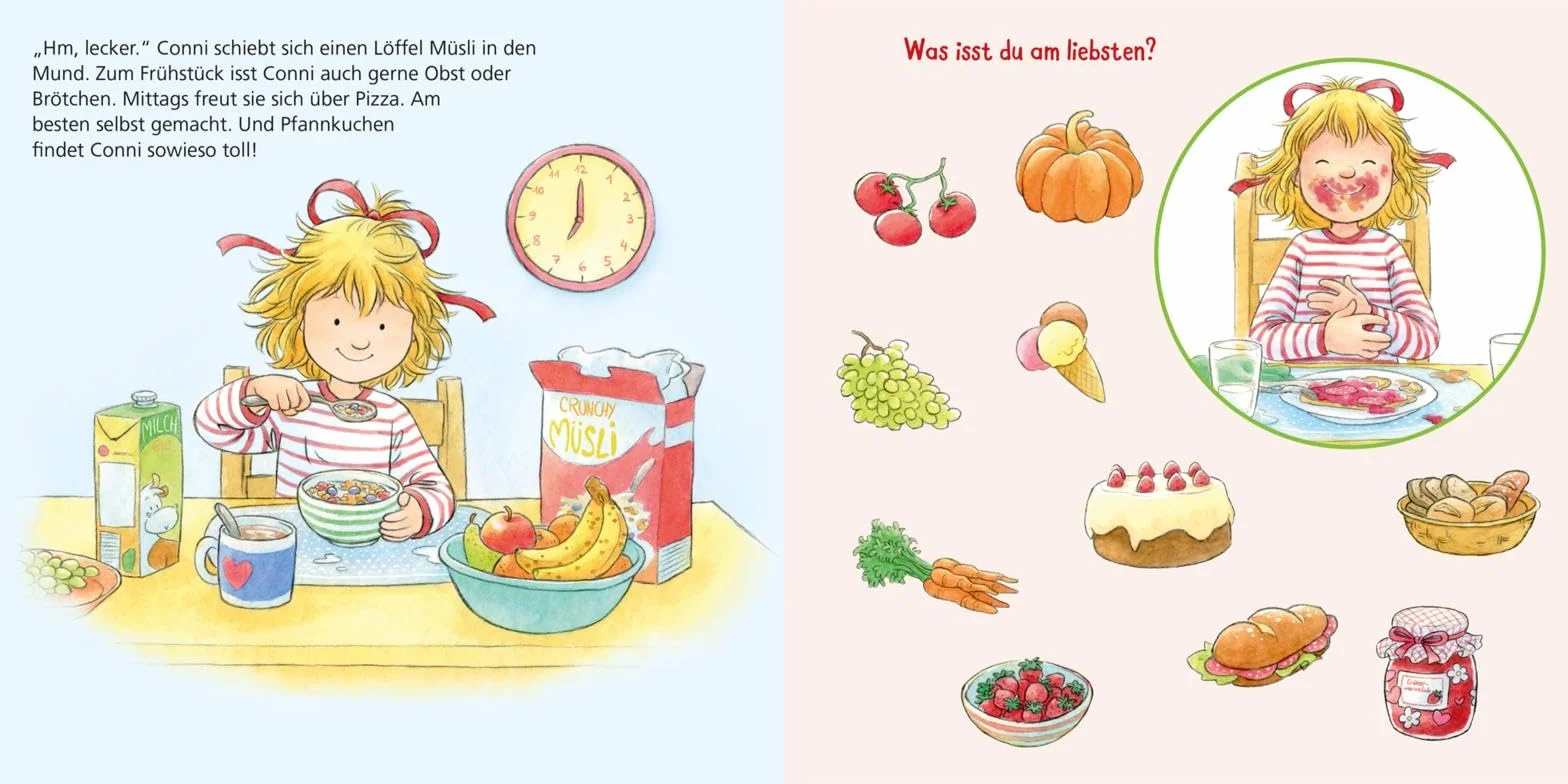 Conni-Pappbilderbuch: Meine Freundin Conni. Das mag ich und was magst du?: Zum Mitmachen, Auswählen und Entscheiden | Interaktives Buch ab 3 Jahren zur spielerischen Förderung der Selbstwahrnehmung