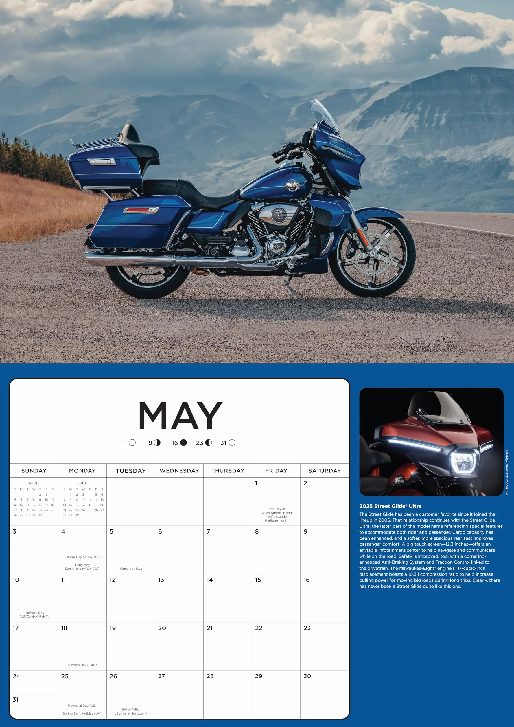 Harley-Davidson 2026 17x12: 16-Month Calendar--September 2025 through December 2026