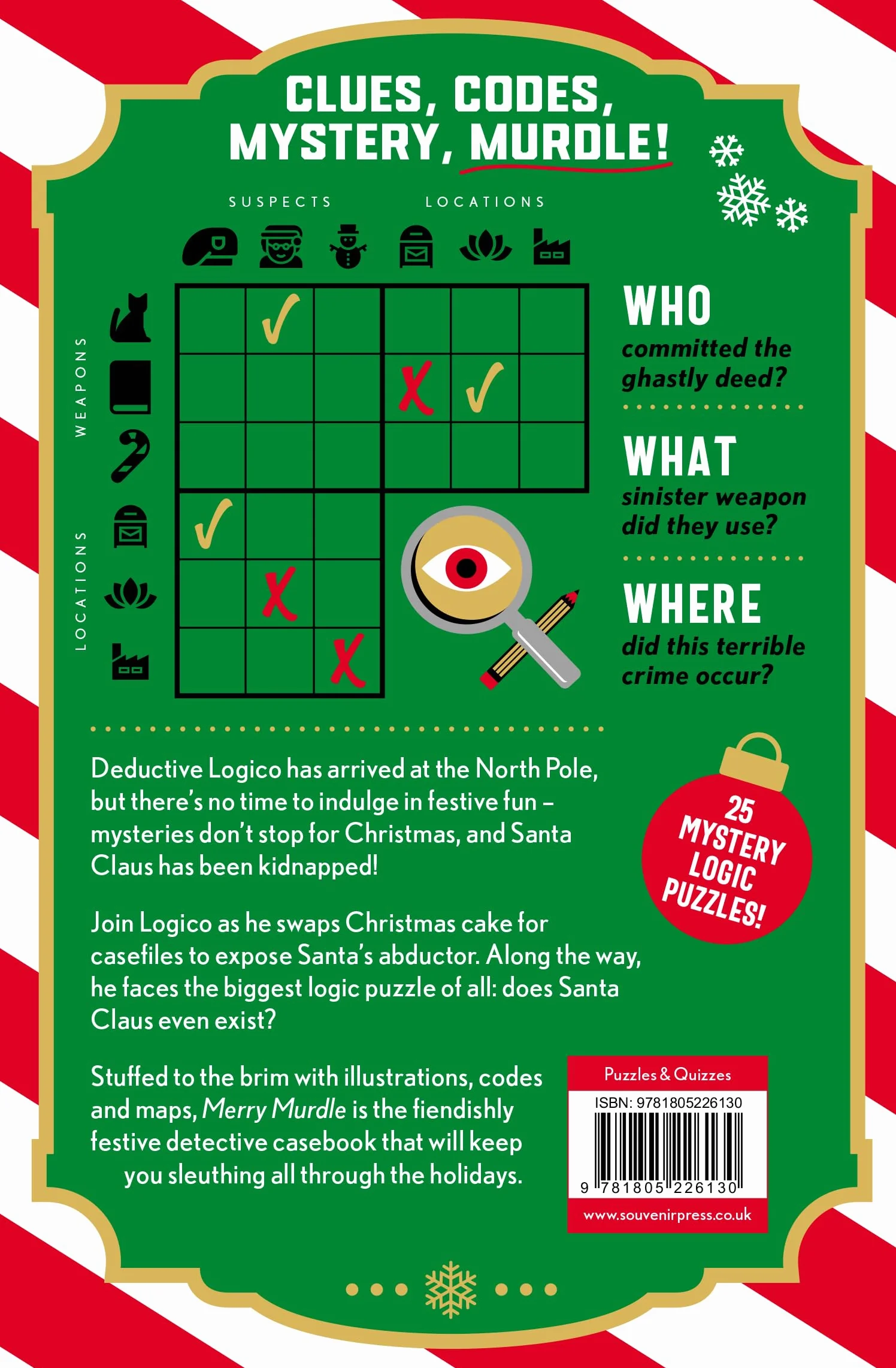 Merry Murdle: 25 Festive Murder Mystery Logic Puzzles
