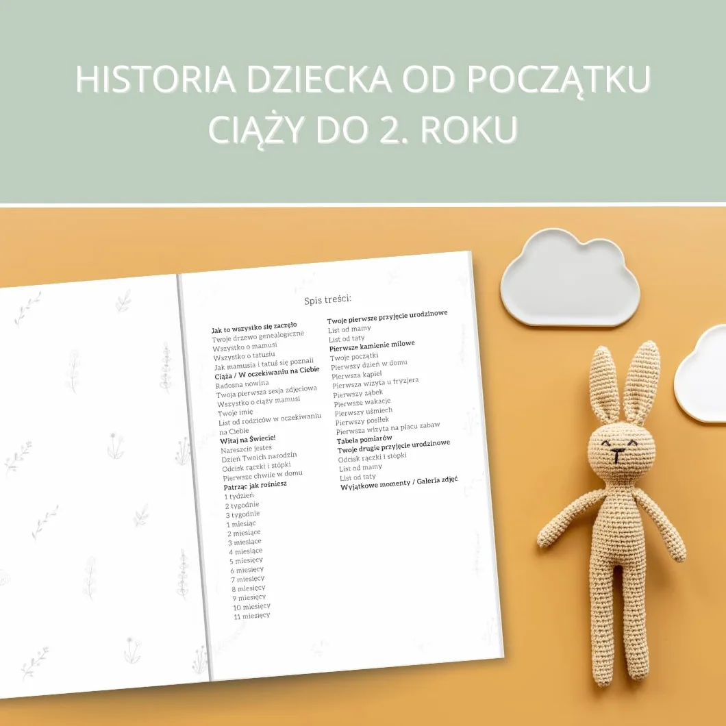 Pamiętnik Dziecka - Twój Pierwszy Roczek
