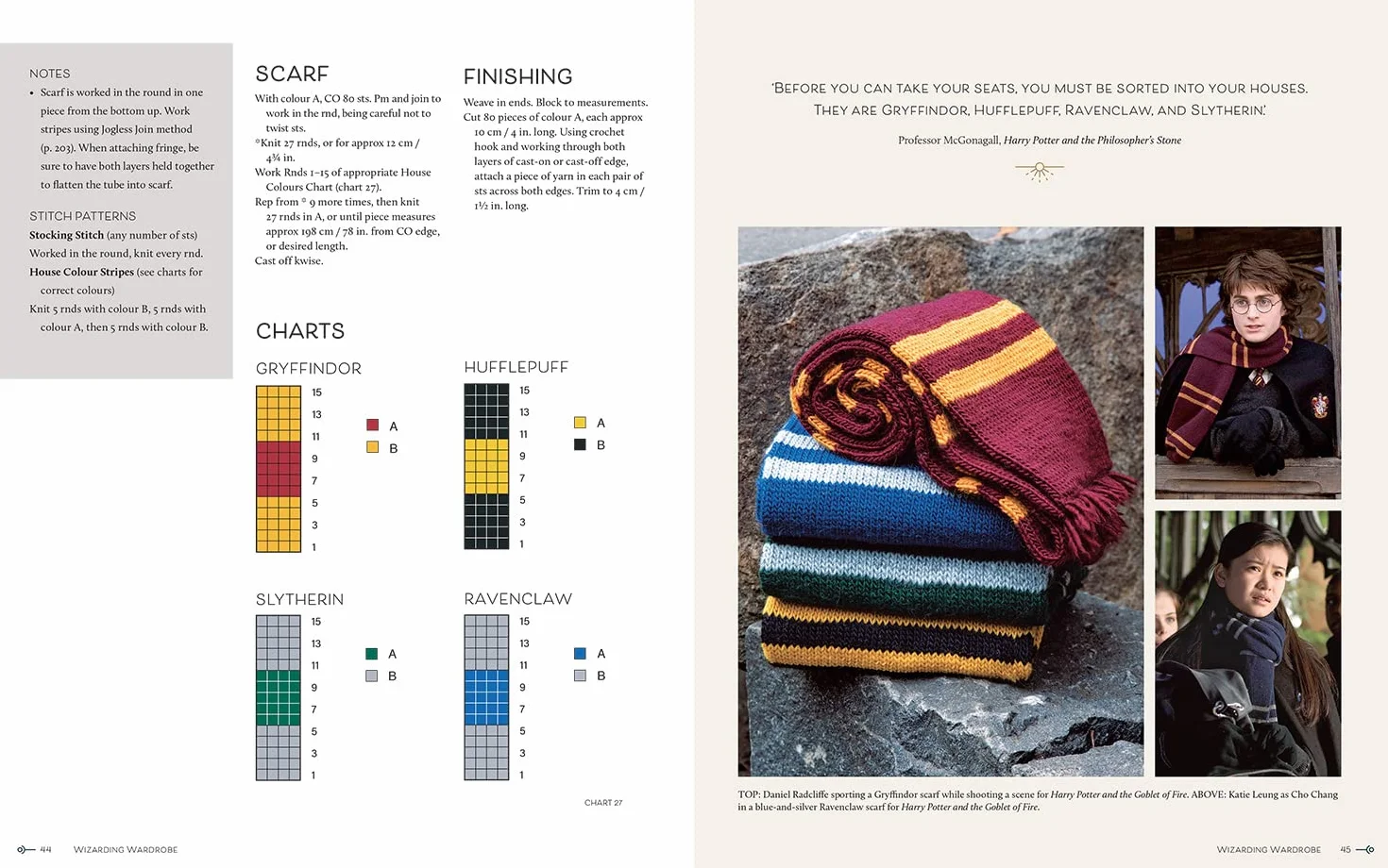 Harry Potter Knitting Magic: The official Harry Potter knitting pattern book