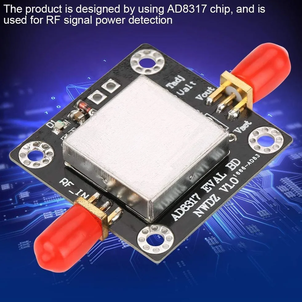KSTE AD8317 1M-10GHz 60dB RF watomierz detektor logarytmiczny kontroler