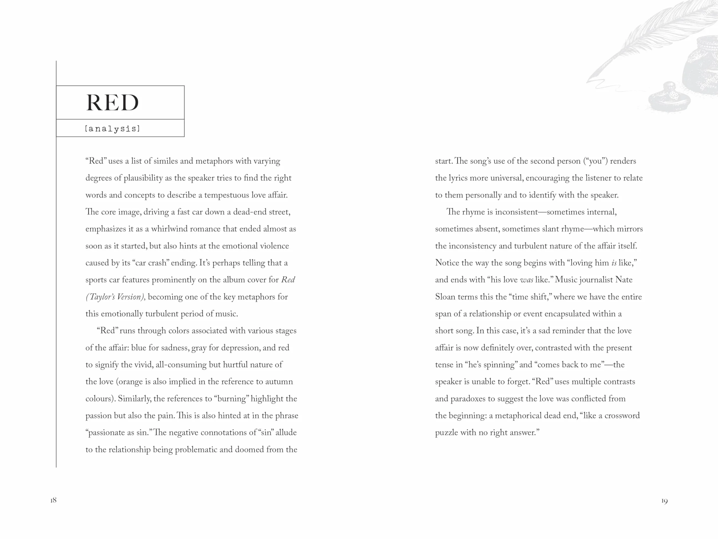 Stars Around My Scars: The Annotated Poetry of Taylor Swift
