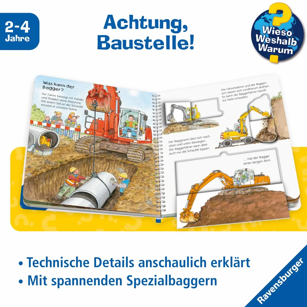 Wieso? Weshalb? Warum? junior, Band 38: Der Bagger