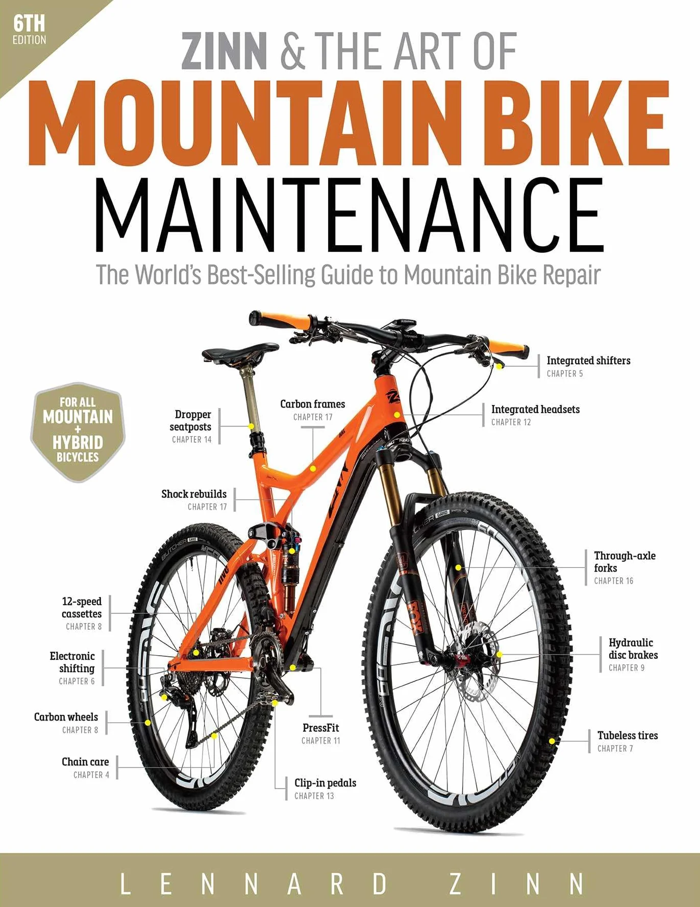 Zinn and the Art of Mountain Bike Maintenance: The World's Best-Selling Guide to Mountain Bike Repair