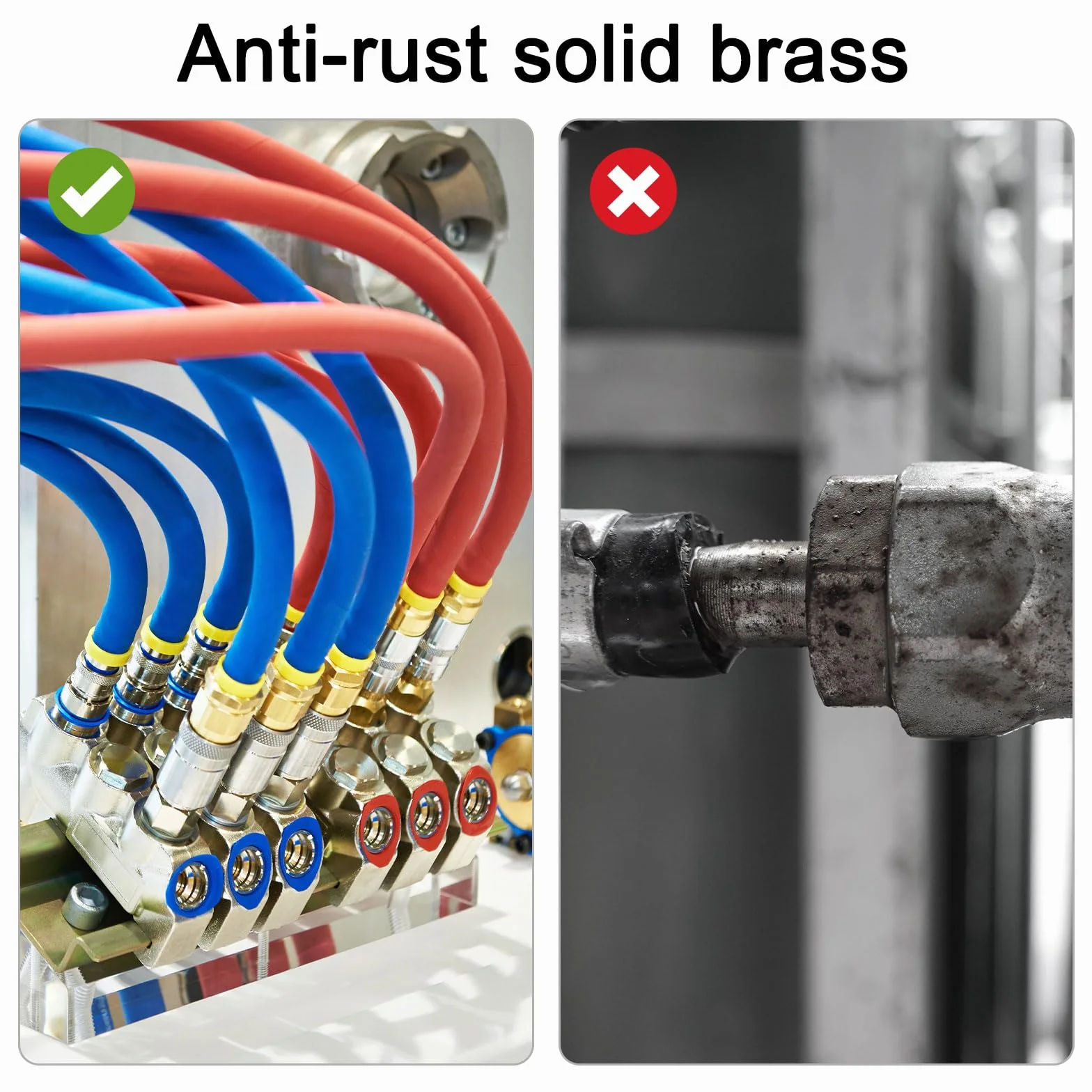 Kolanko kolczaste mosiężne 1/4" Barb x 1/4" NPT męski 90° do węża