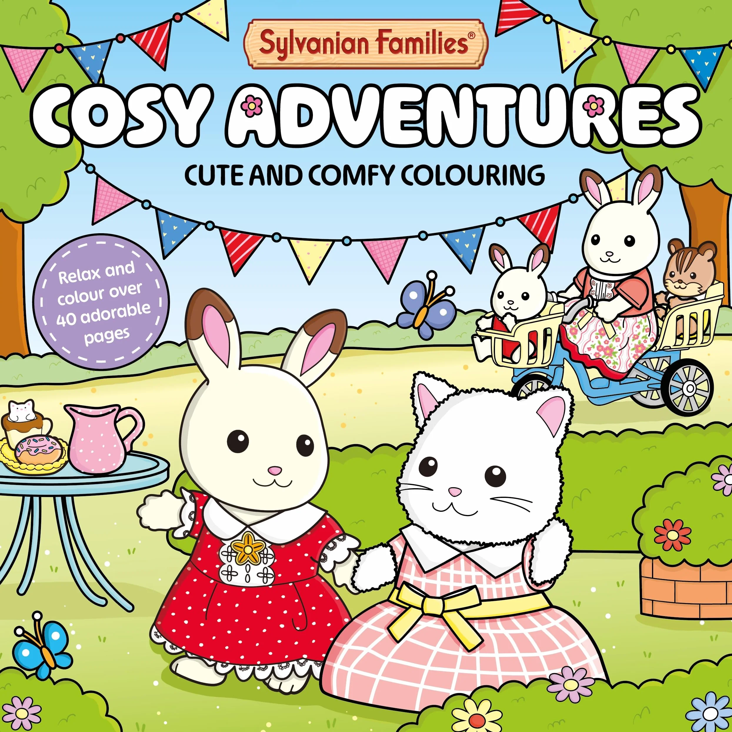 Sylvanian Families Cosy Adventures Colouring Book