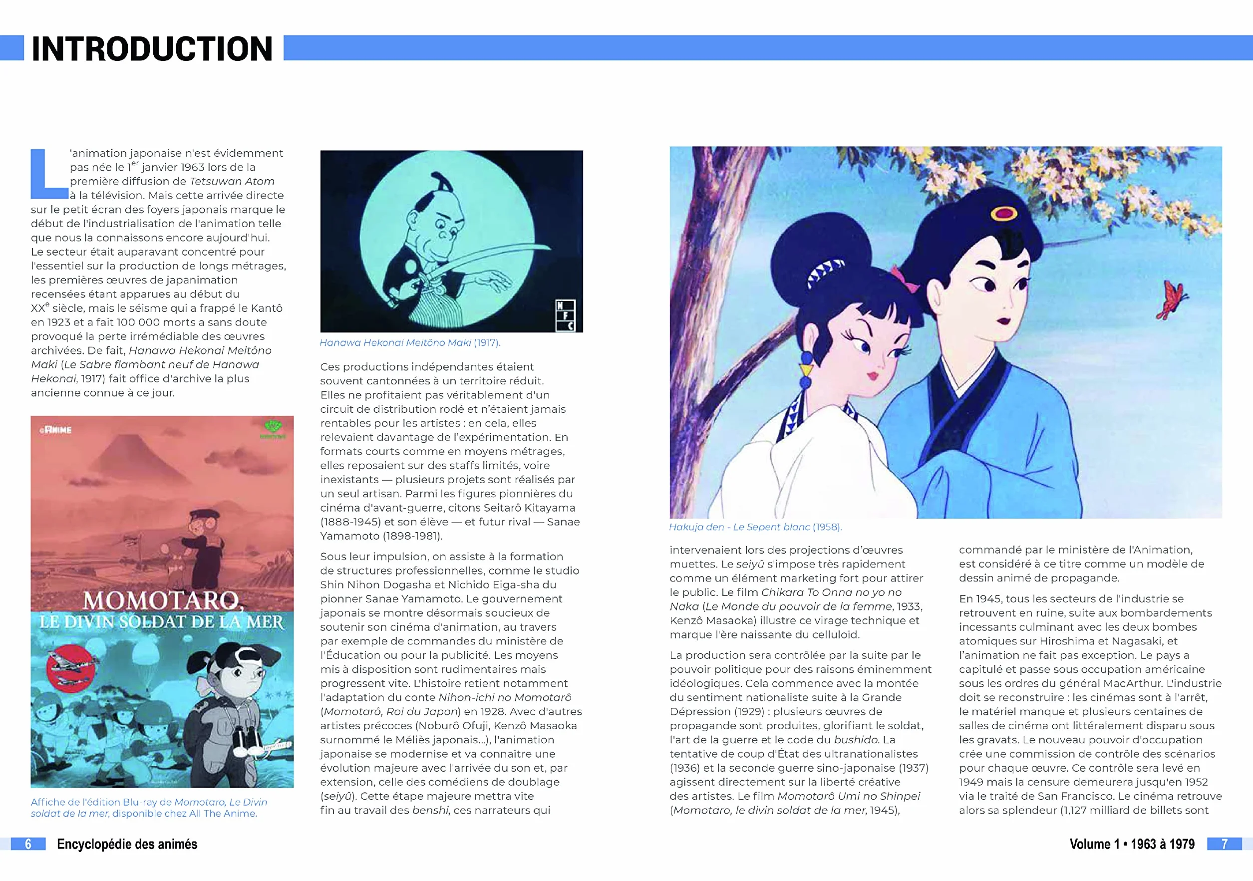 Encyclopédie des Animés 1 de 1963 à 1979: Volume 1, 1963-1979