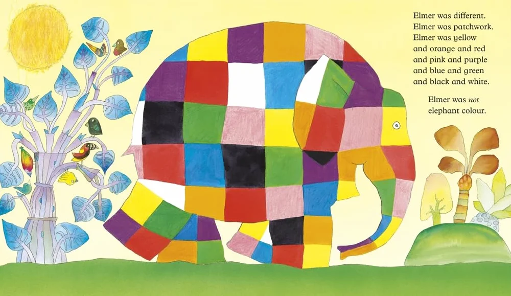 Elmer Book and Toy Gift Set