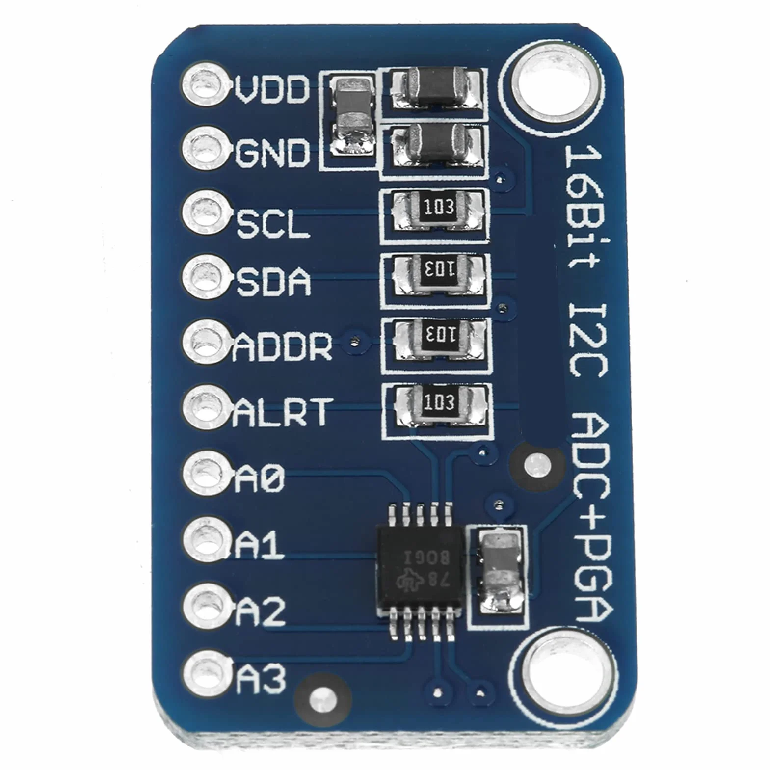 Raspberryads1115 Mcp3008 Breakout spawany 8cm/11pc 16-Bit I2C ADC Development Board Module Przetwornik analogowo-cyfrowy