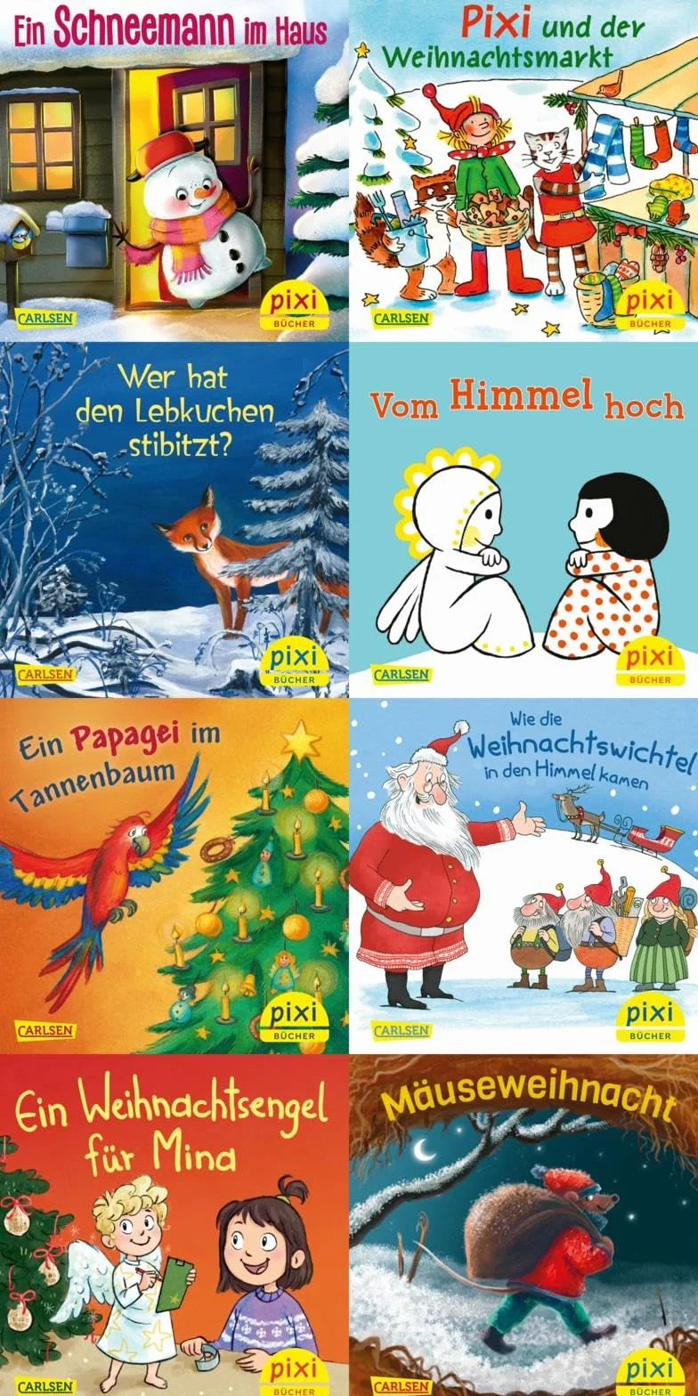 Pixi-Weihnachts-8er-Set 38: Zauberhafte Weihnachten mit Pixi (8x1 Exemplar)