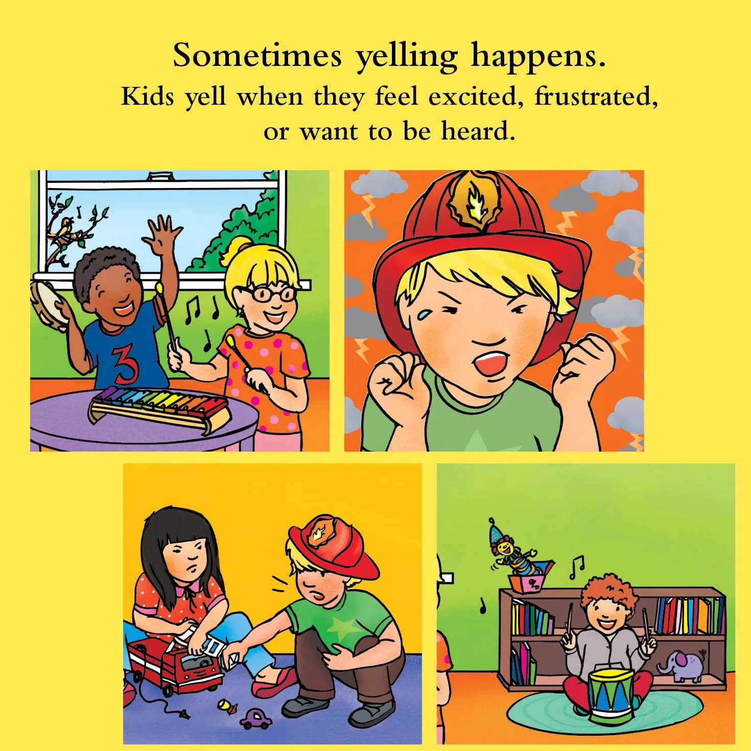 Voices Are Not for Yelling Board Book