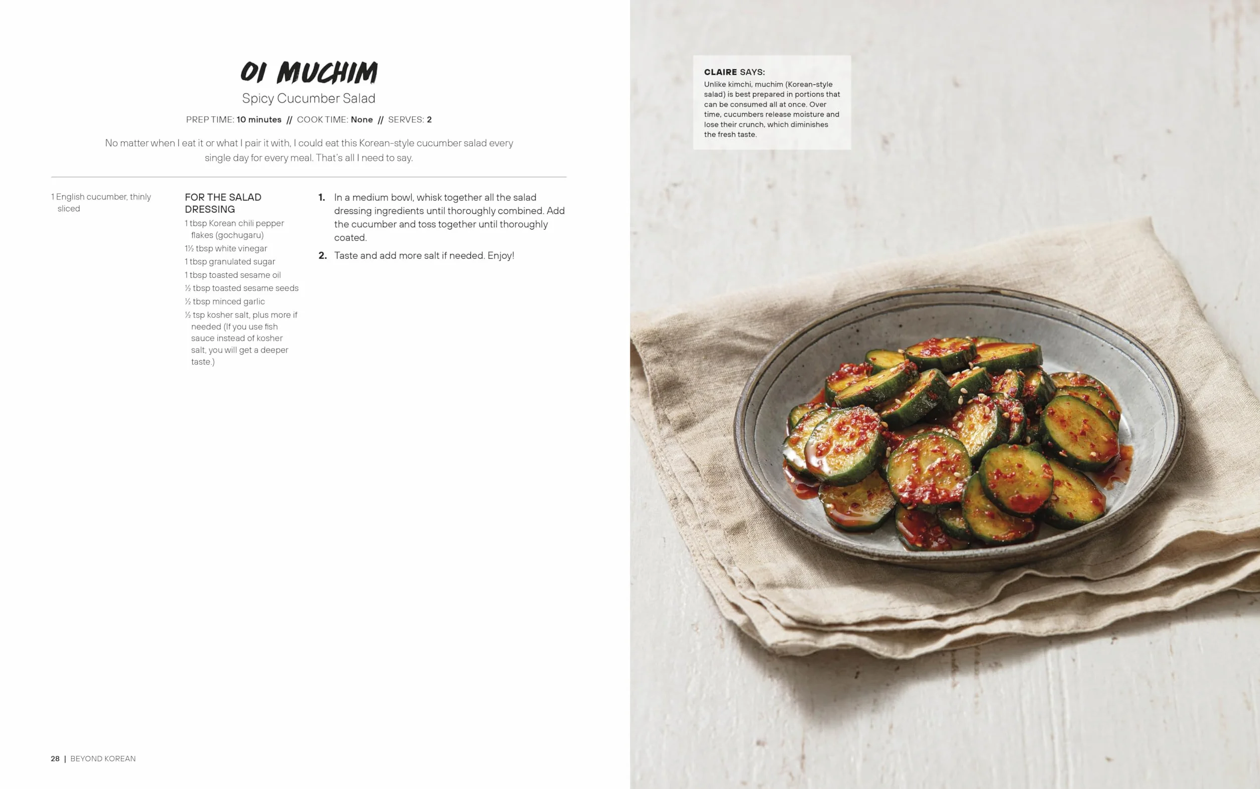 Beyond Korean: Easy Recipes for Korean, Japanese, and Chinese Favorites