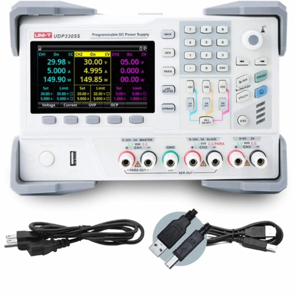 UNI-T UDP3305S programowalny liniowy zasilacz laboratoryjny DC 4 kanały 328 W 1 mV 1 mA