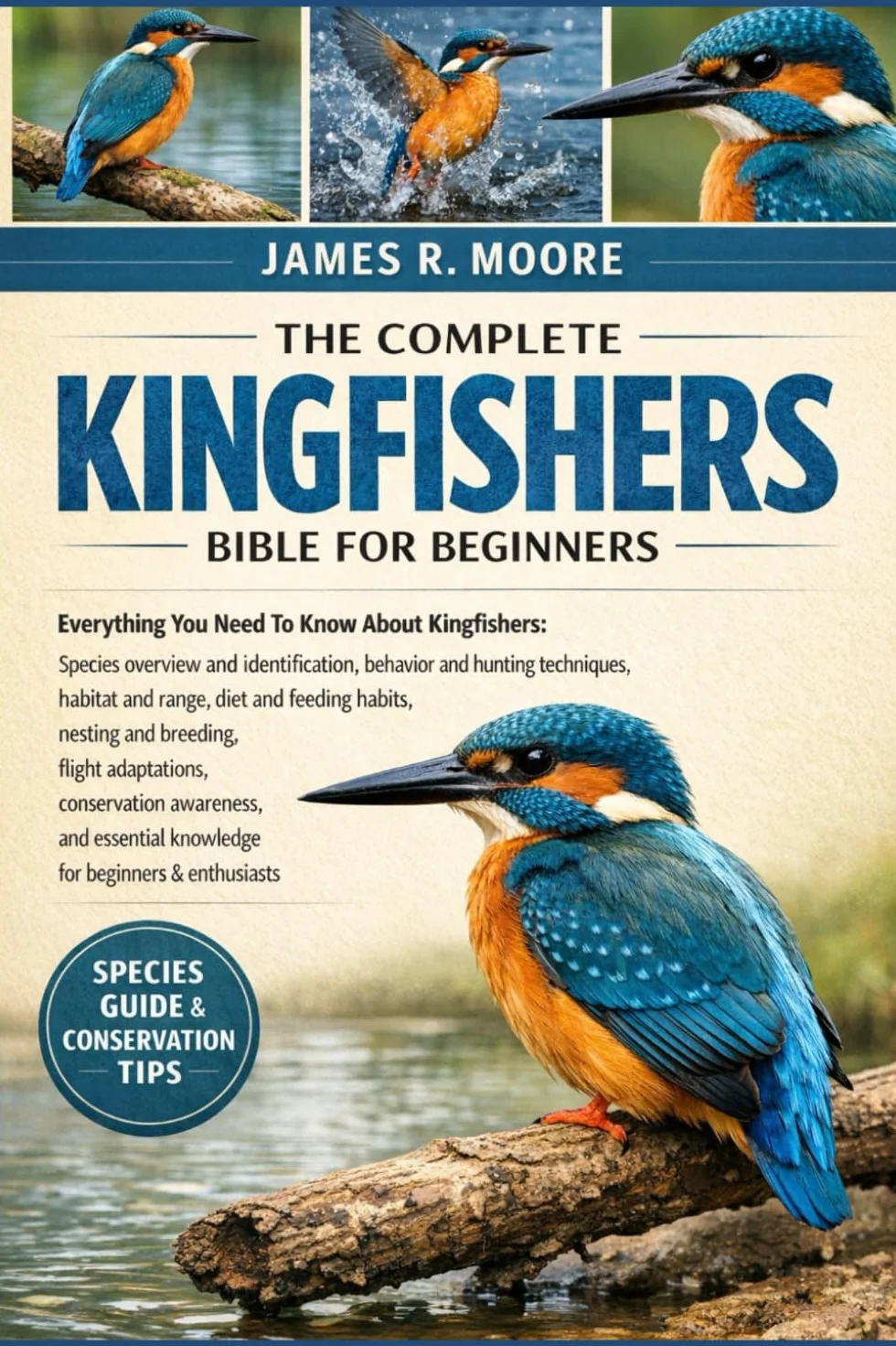 The Complete Kingfishers Bible For Beginners: Species Overview, Identification, Behavior Guide