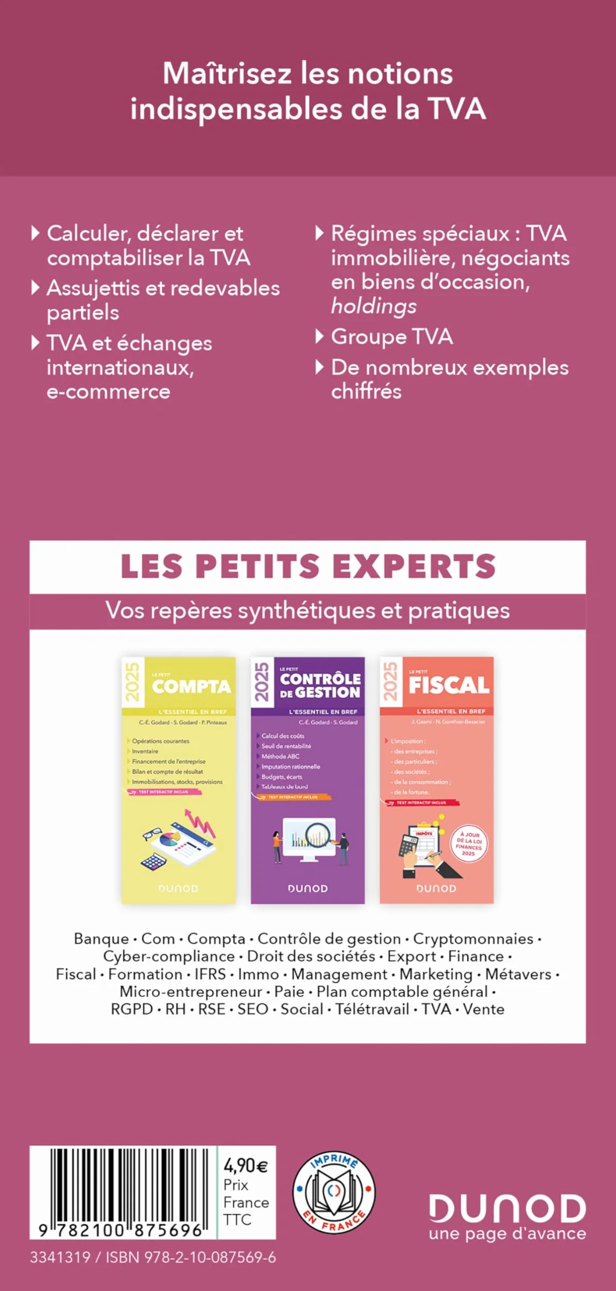 Le petit TVA 2025: L'essentiel en bref
