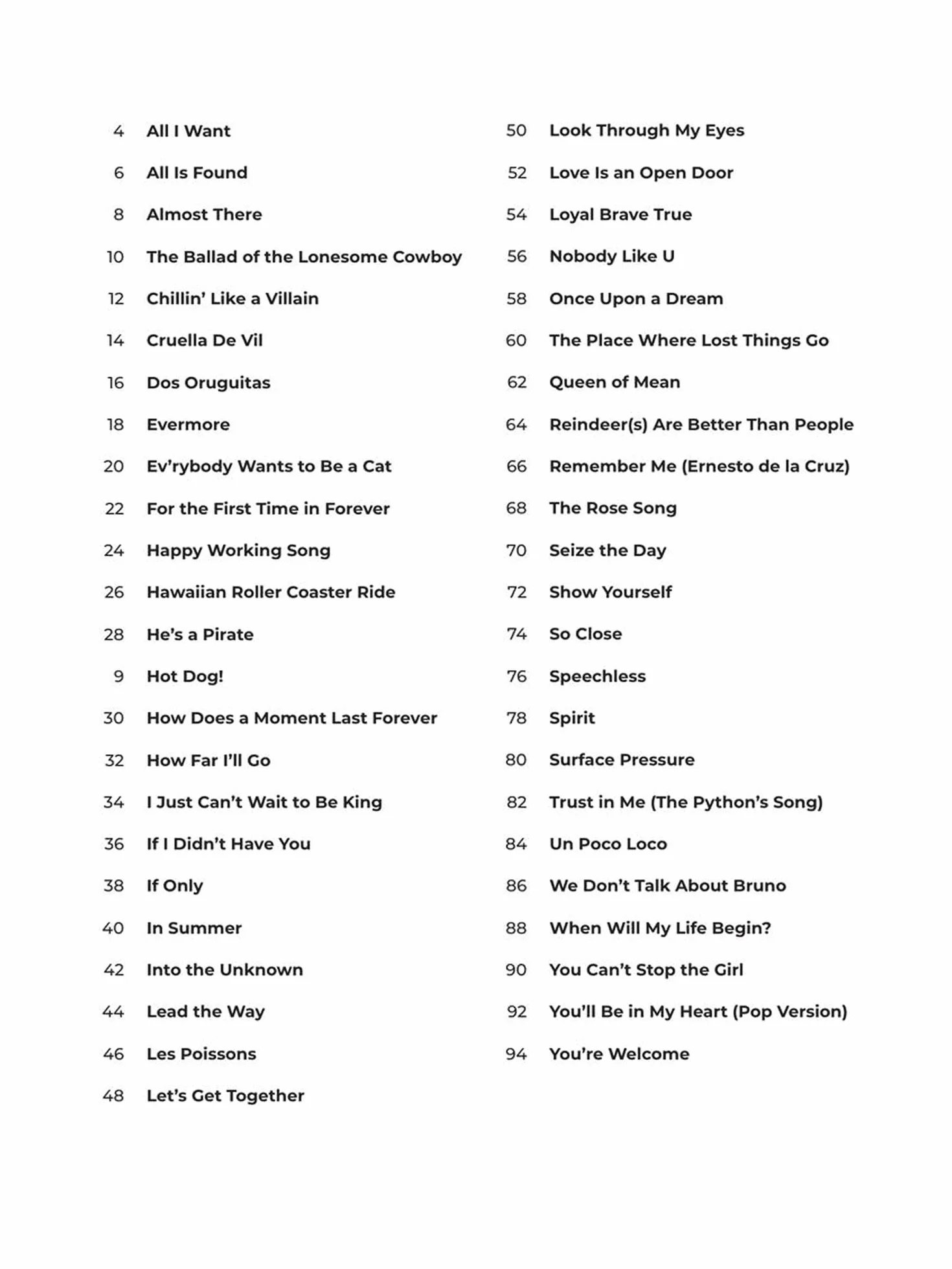 Disney Hits - Super Easy Songbook: 47 Simple Arrangements for Piano with Lyrics