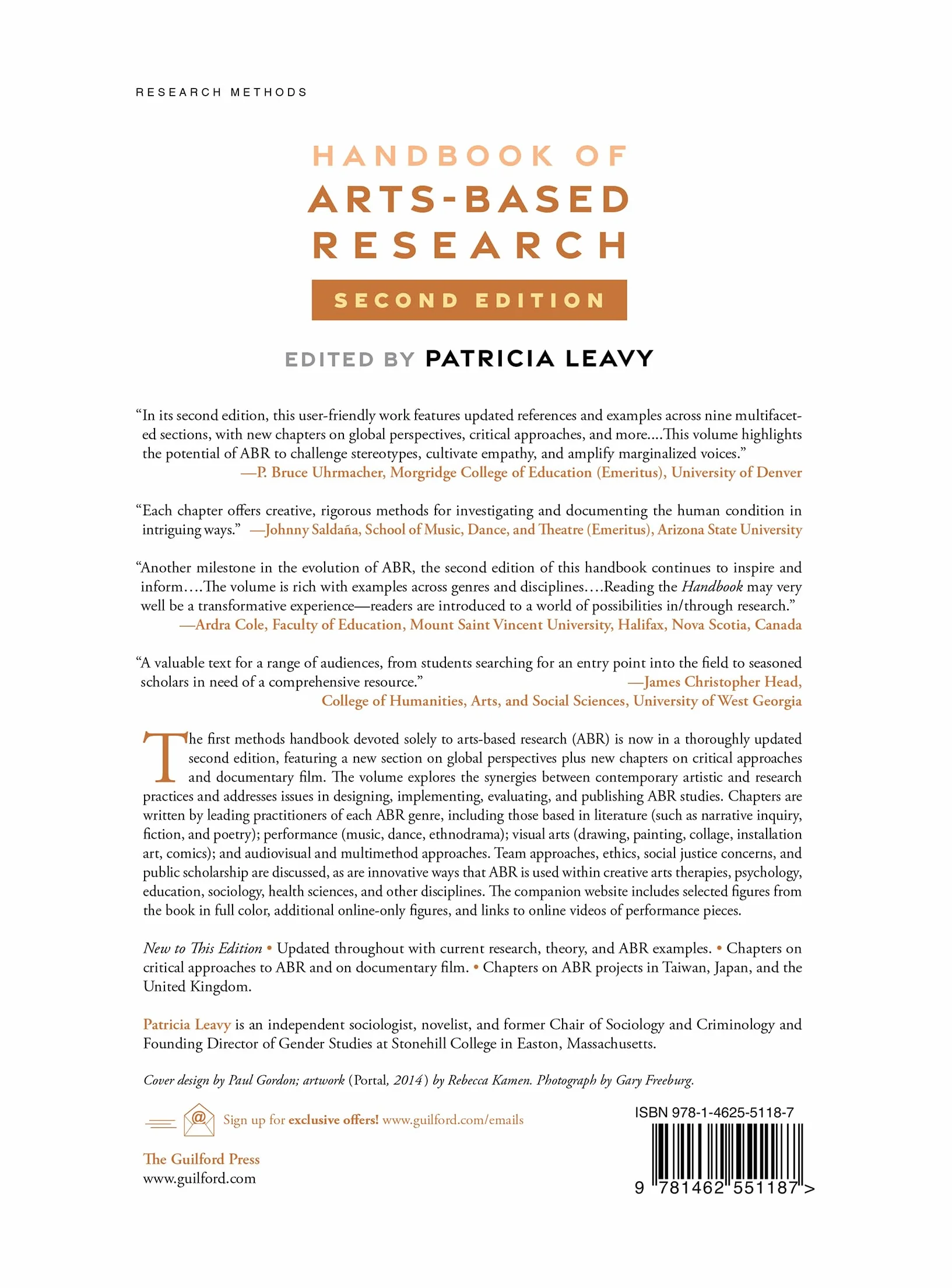 Handbook of Arts-Based Research, Second Edition