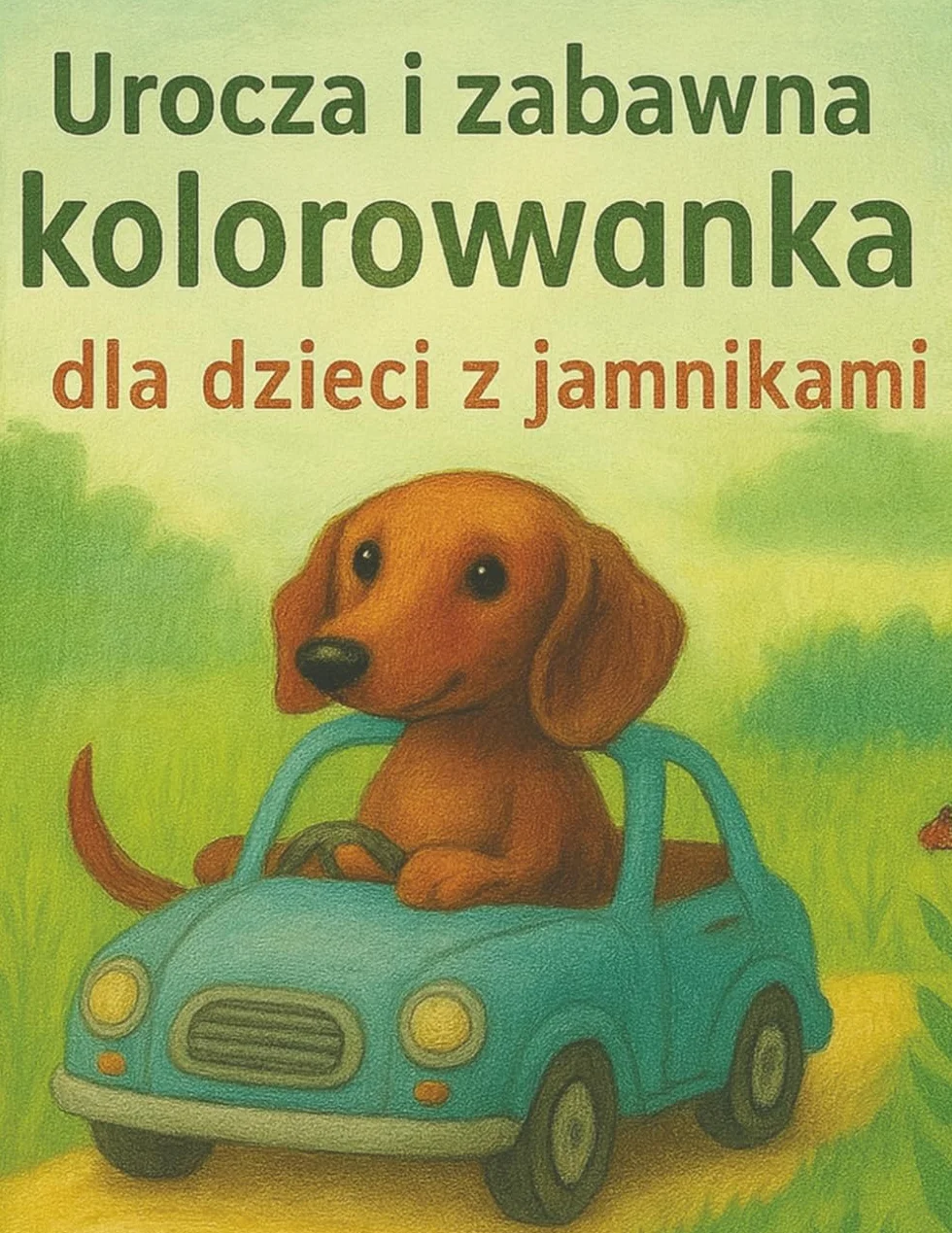 Urocza i zabawna kolorowanka dla dzieci z jamnikami: Słodkie pieski w śmiesznych sytuacjach, które rozśmieszą każdego miłośnika psów